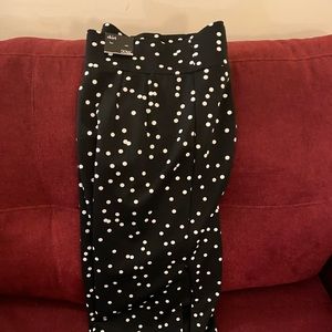 Alfani Pencil Skirt Polka Dot Black and White Women’s Size 20W